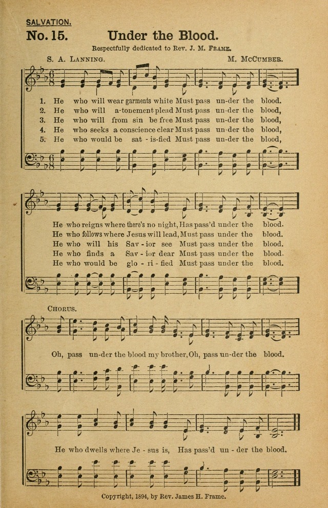Best Hymns: from all the books and new ones to be made the best: selections from over one hundred of our best hymn writers page 19