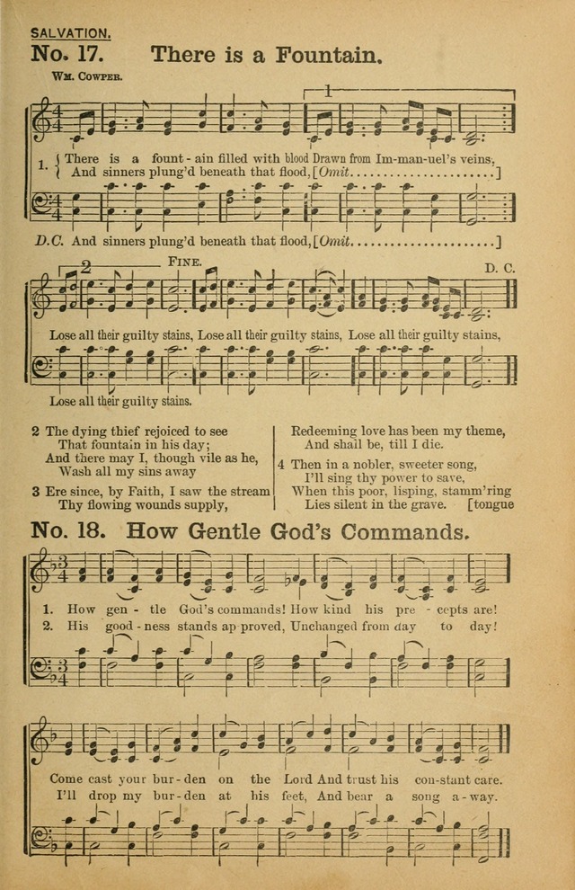 Best Hymns: from all the books and new ones to be made the best: selections from over one hundred of our best hymn writers page 21