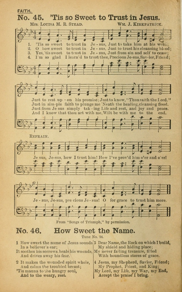 Best Hymns: from all the books and new ones to be made the best: selections from over one hundred of our best hymn writers page 44