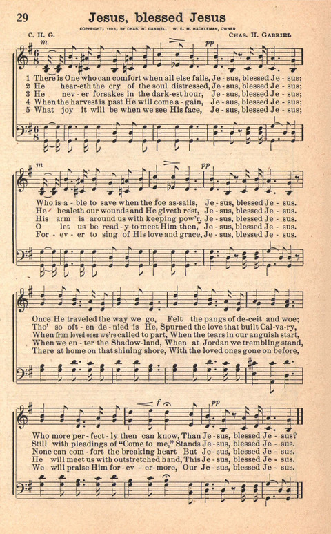Bethany Hymns: A compilation of Choice Songs and Hymns page 29