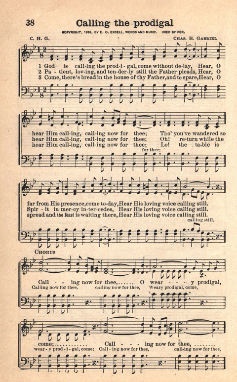 Bethany Hymns: A compilation of Choice Songs and Hymns page 38