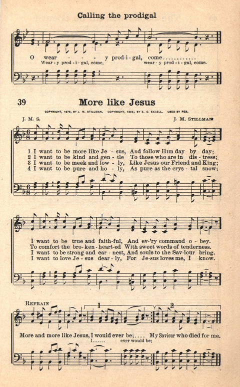 Bethany Hymns: A compilation of Choice Songs and Hymns page 39