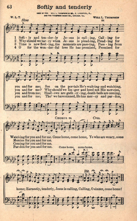 Bethany Hymns: A compilation of Choice Songs and Hymns page 63