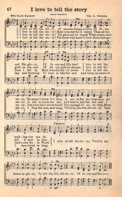 Bethany Hymns: A compilation of Choice Songs and Hymns page 67