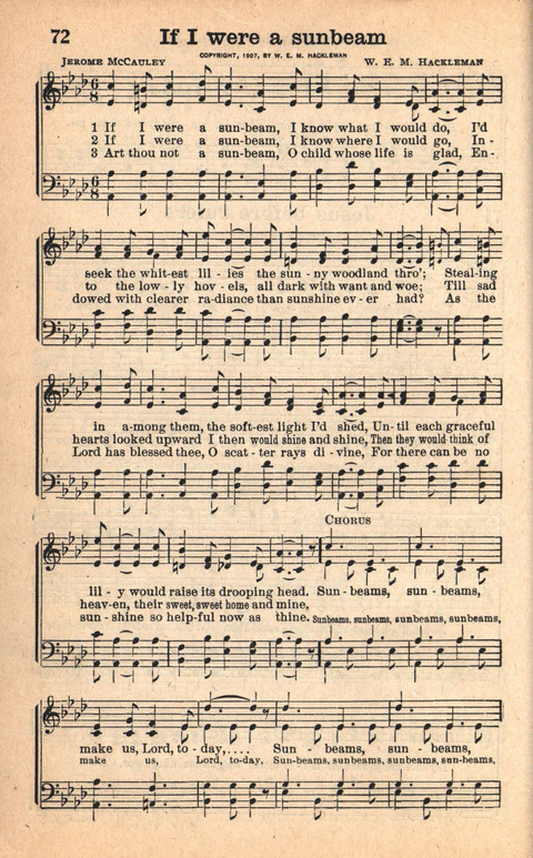 Bethany Hymns: A compilation of Choice Songs and Hymns page 72