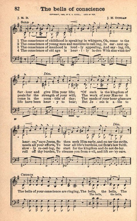Bethany Hymns: A compilation of Choice Songs and Hymns page 82