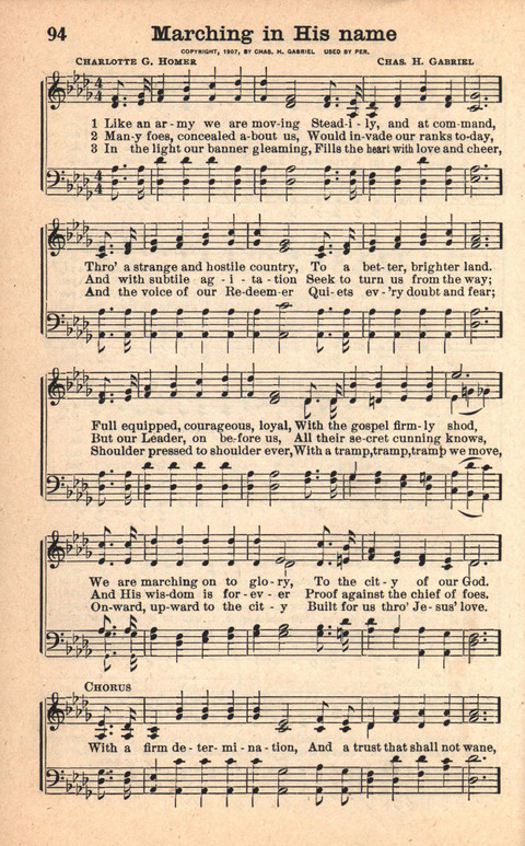 Bethany Hymns: A compilation of Choice Songs and Hymns page 94