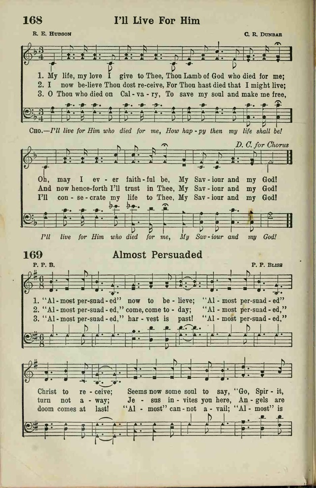 The Broadman Hymnal page 158