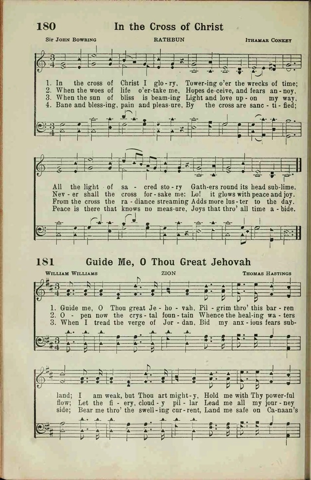 The Broadman Hymnal page 166