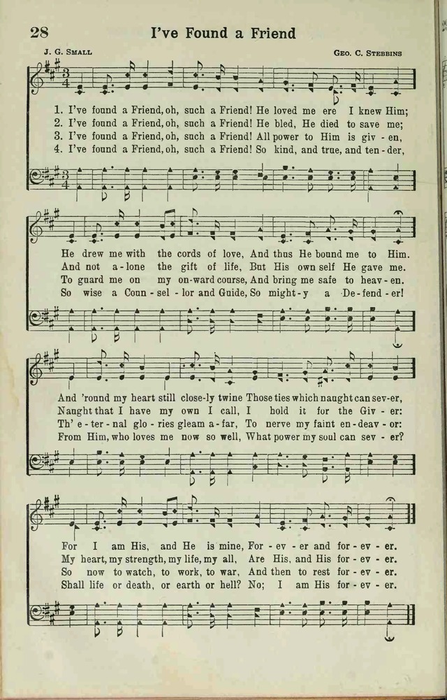 The Broadman Hymnal page 26