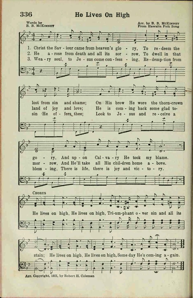 The Broadman Hymnal page 270