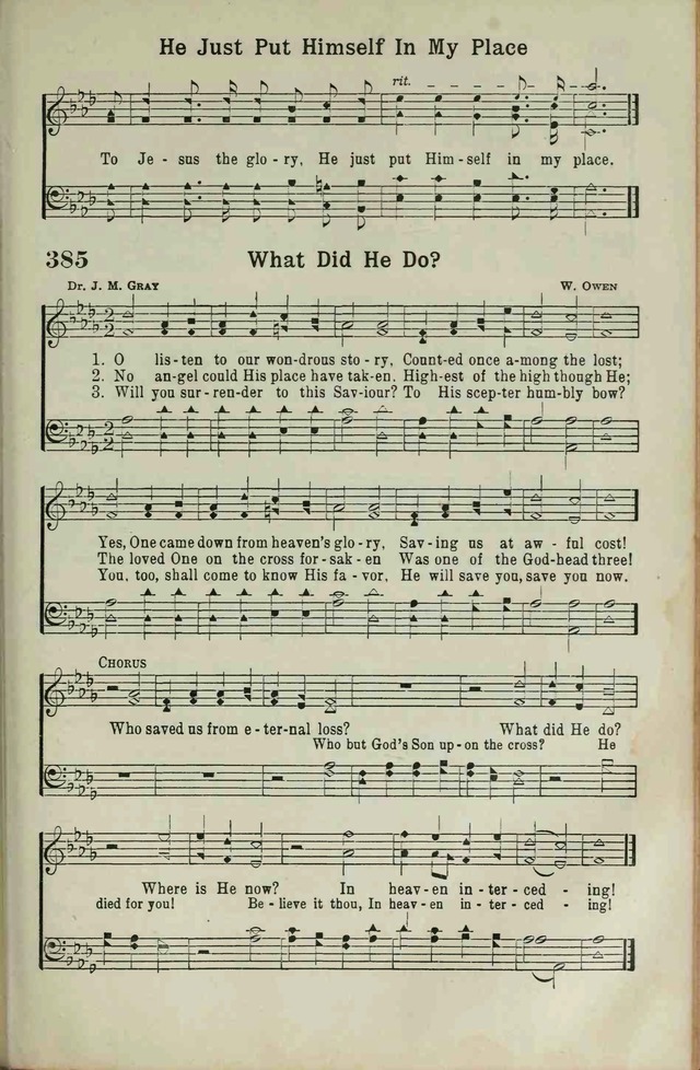 The Broadman Hymnal page 319