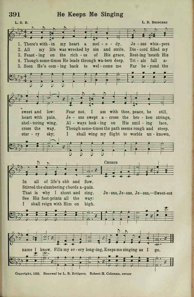 The Broadman Hymnal page 325