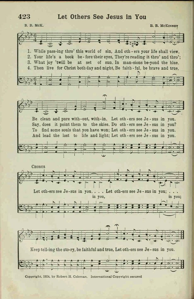 The Broadman Hymnal page 356