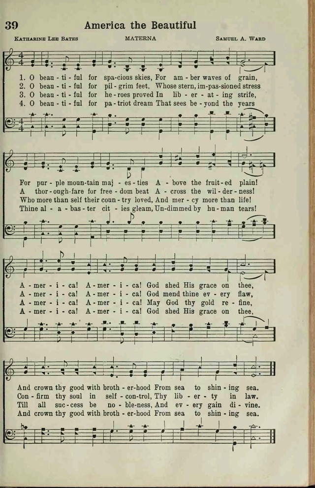 The Broadman Hymnal page 37