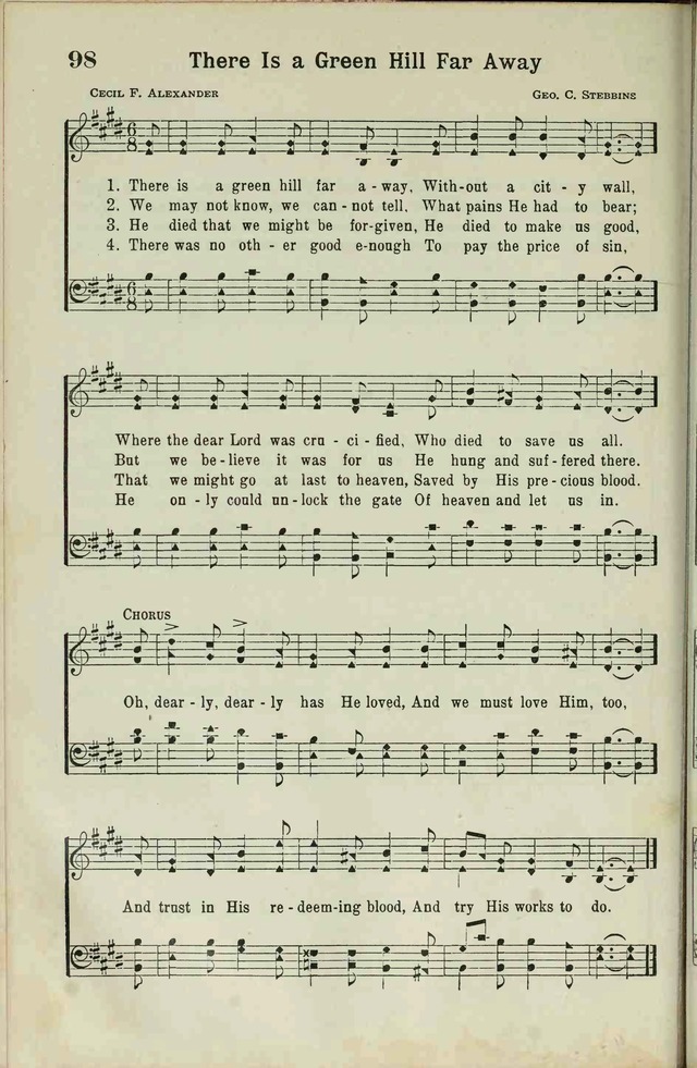 The Broadman Hymnal page 96