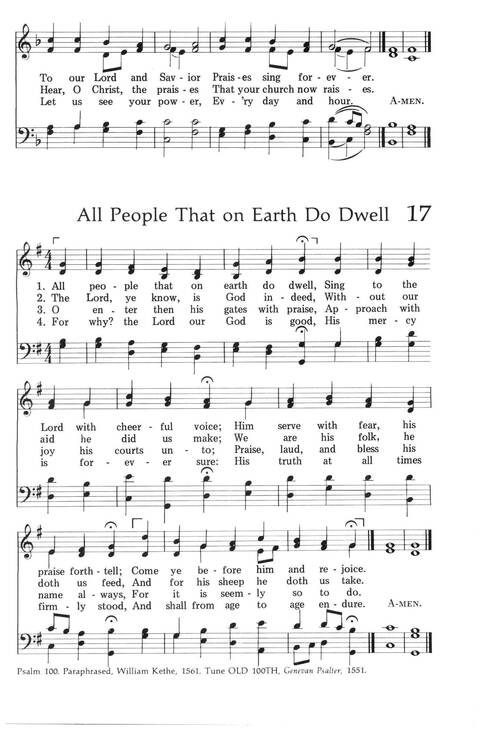 Baptist Hymnal (1975 ed) page 15