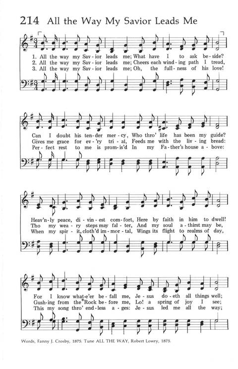 Baptist Hymnal (1975 ed) page 204