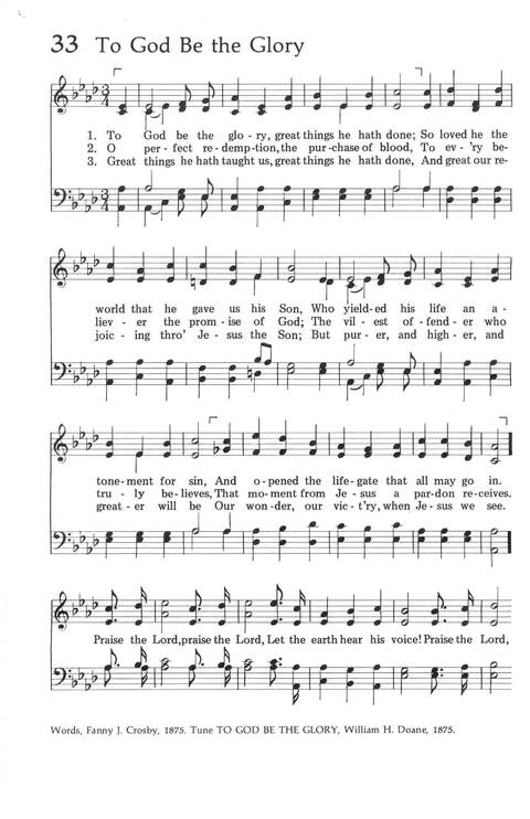 Baptist Hymnal (1975 ed) page 30