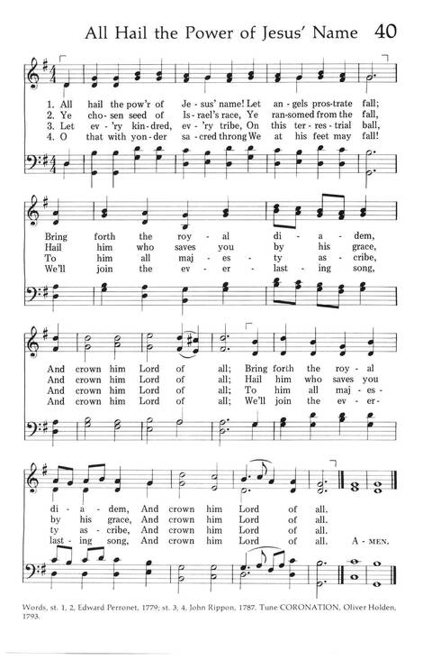 Baptist Hymnal (1975 ed) page 37