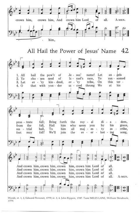 Baptist Hymnal (1975 ed) page 39