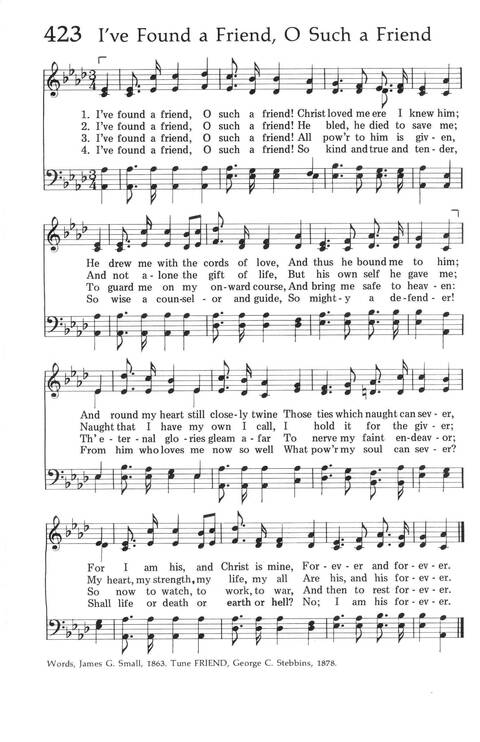 Baptist Hymnal (1975 ed) page 406