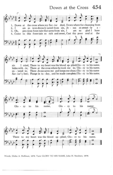Baptist Hymnal (1975 ed) page 439