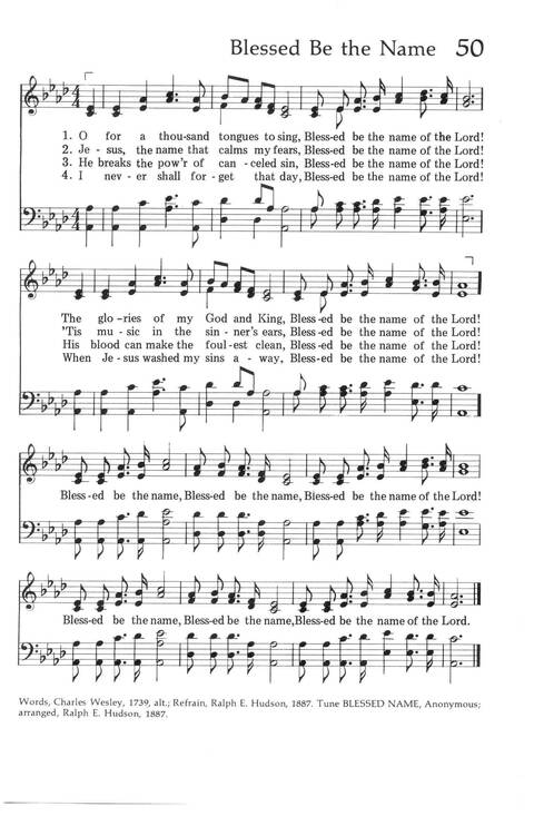 Baptist Hymnal (1975 ed) page 47
