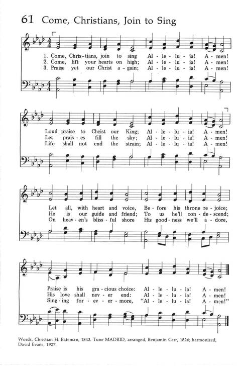 Baptist Hymnal (1975 ed) page 58
