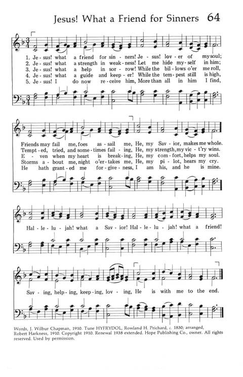 Baptist Hymnal (1975 ed) page 61