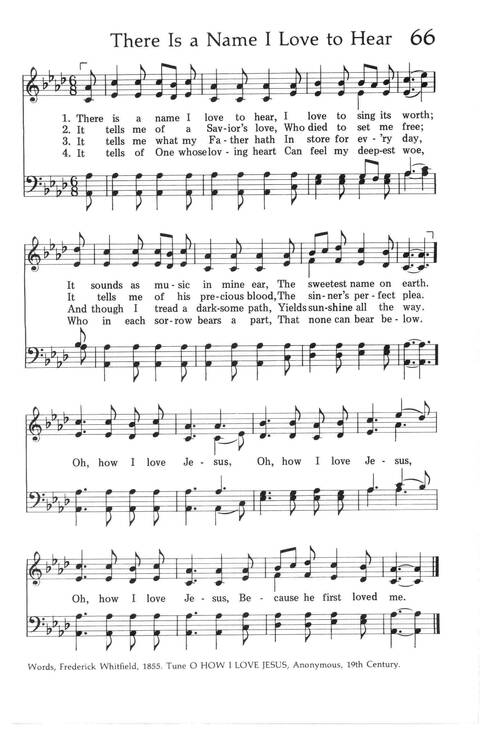 Baptist Hymnal (1975 ed) page 63