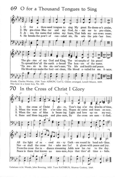 Baptist Hymnal (1975 ed) page 66