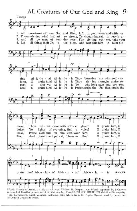 Baptist Hymnal (1975 ed) page 7