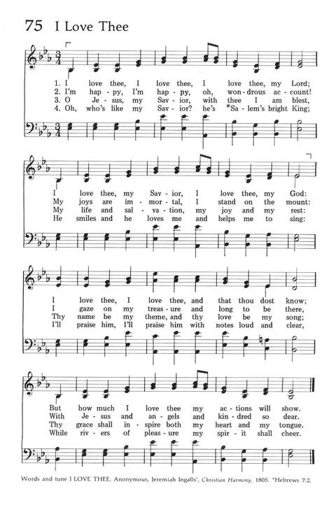 Baptist Hymnal (1975 ed) page 70