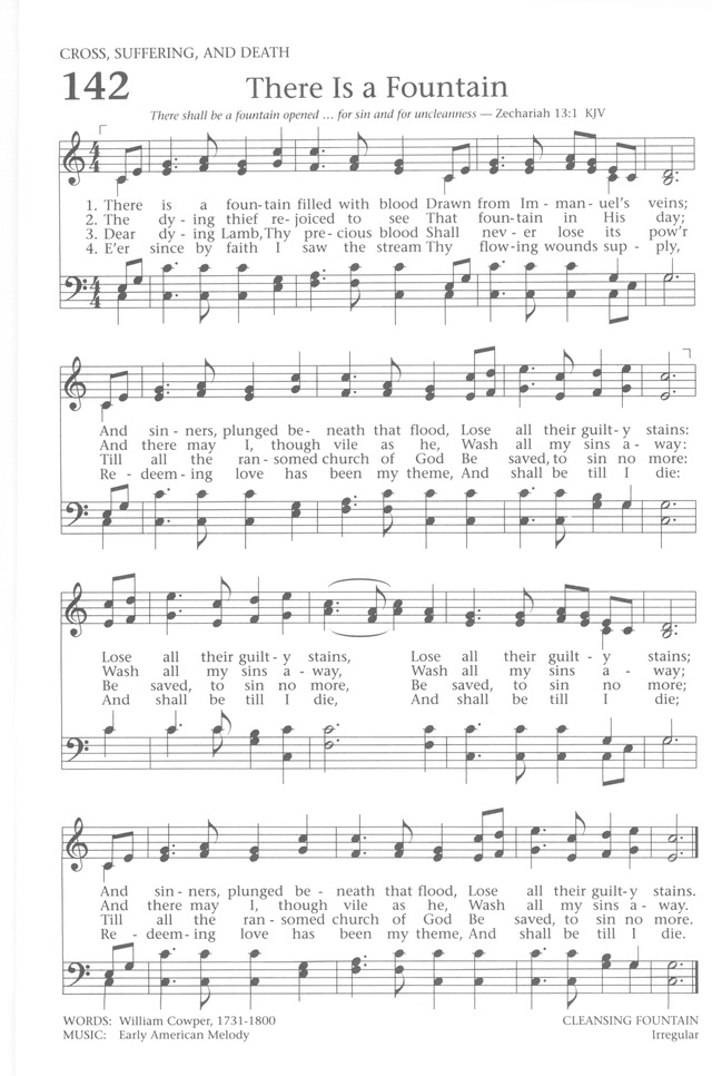 Baptist Hymnal 1991 page 126