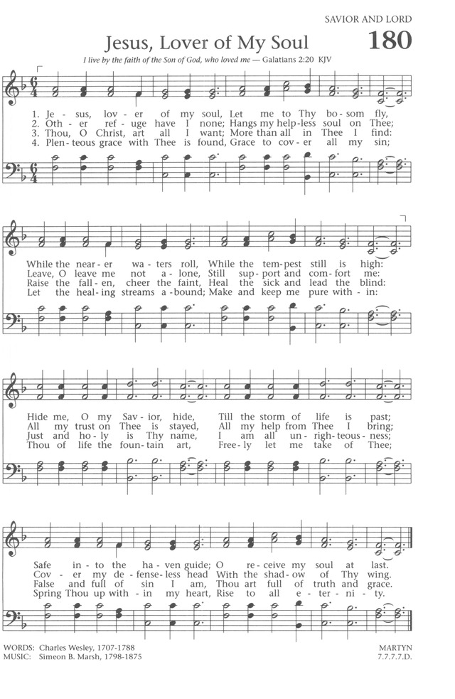 Baptist Hymnal 1991 page 161