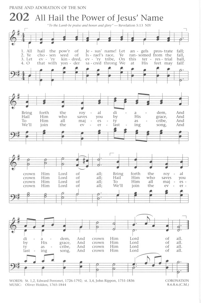 Baptist Hymnal 1991 page 184