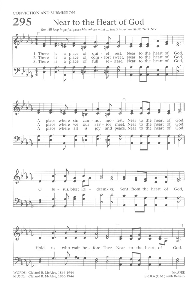 Baptist Hymnal 1991 page 262