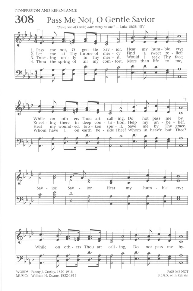 Baptist Hymnal 1991 page 272