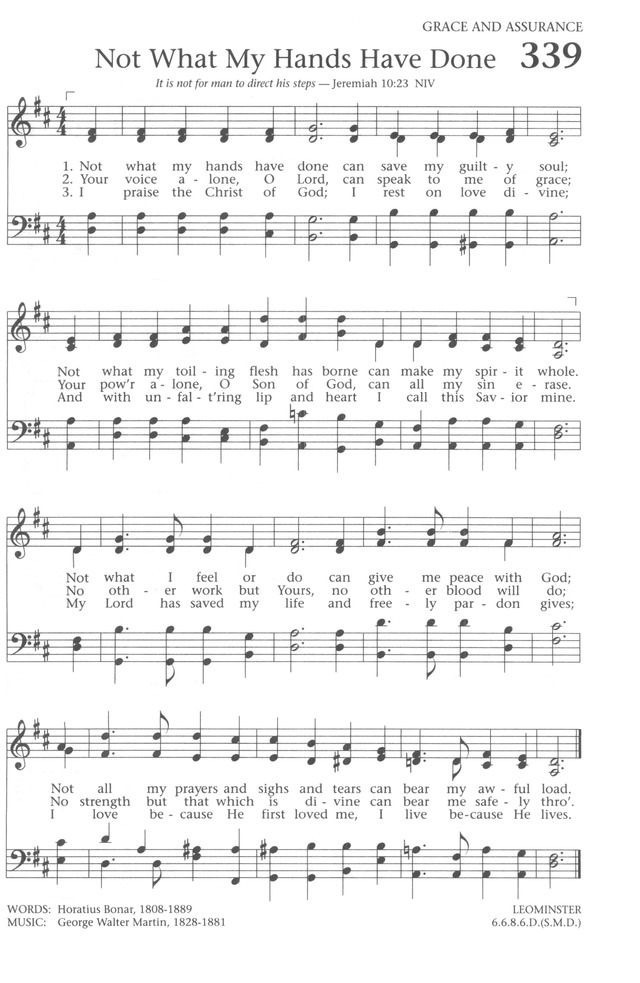 Baptist Hymnal 1991 page 303