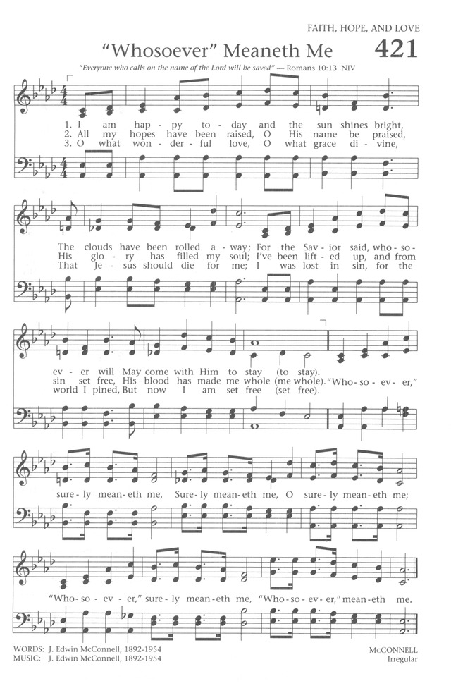 Baptist Hymnal 1991 page 371