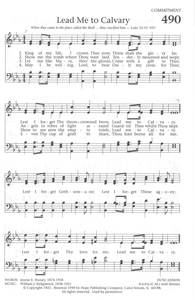 Baptist Hymnal 1991 page 435