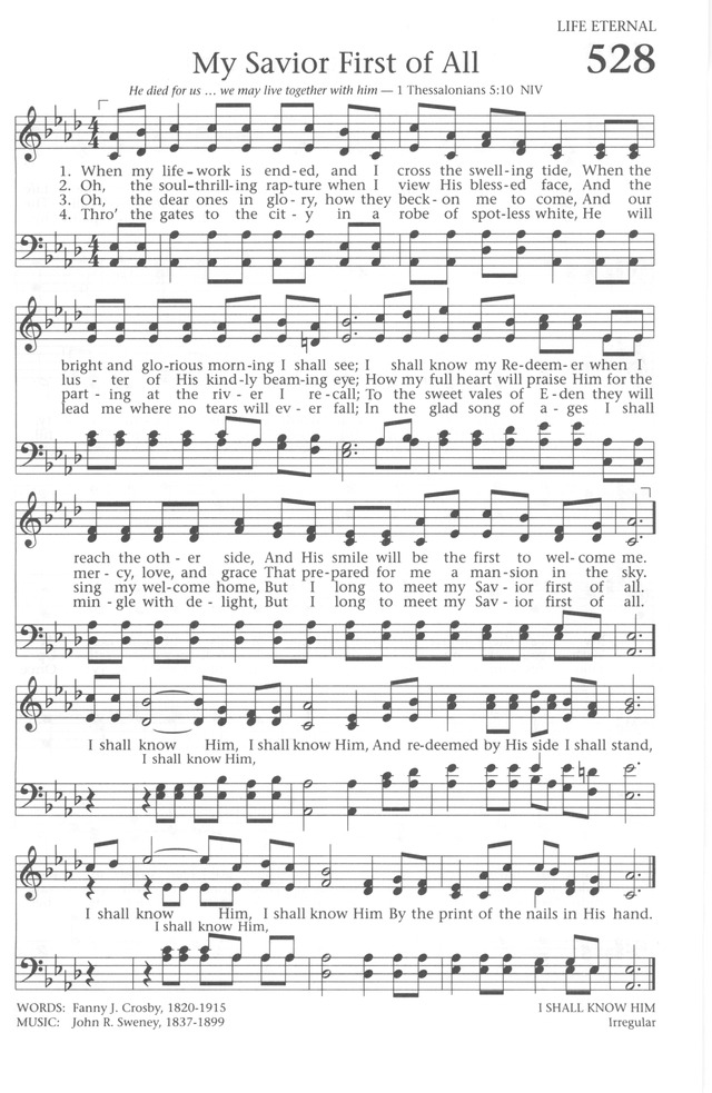 Baptist Hymnal 1991 page 469