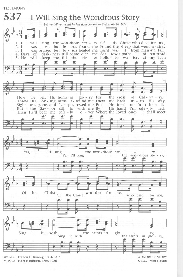 Baptist Hymnal 1991 page 478