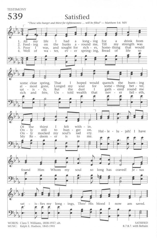 Baptist Hymnal 1991 page 480