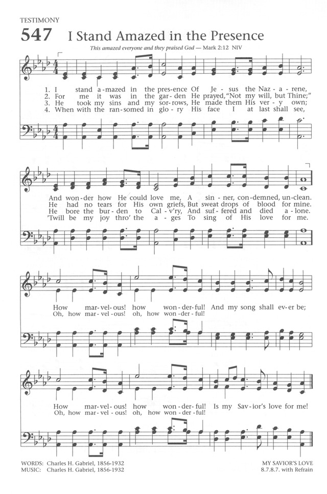 Baptist Hymnal 1991 page 488