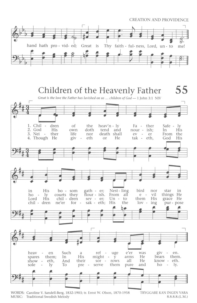 Baptist Hymnal 1991 page 49
