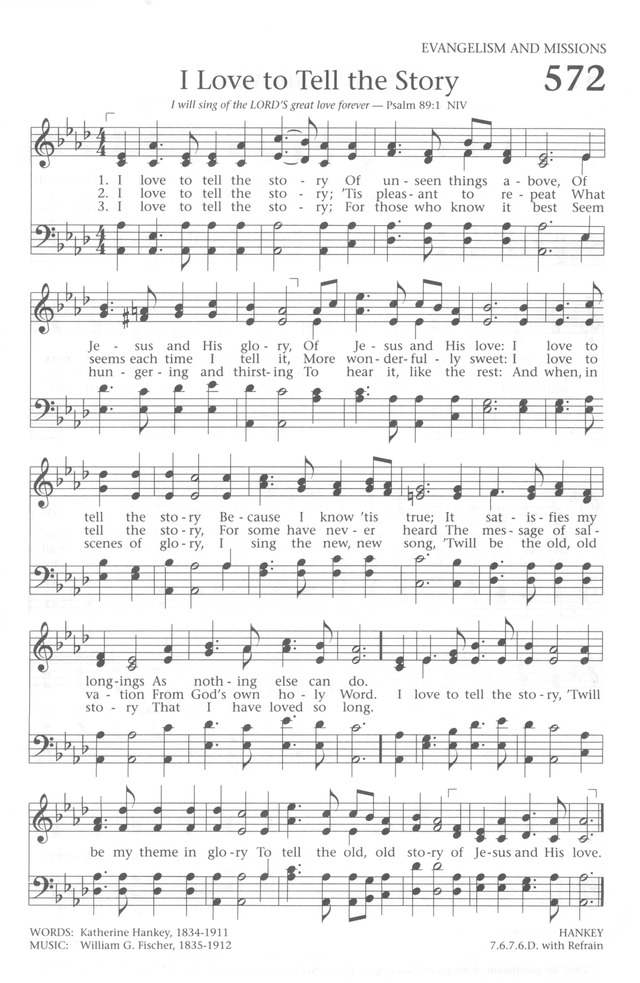 Baptist Hymnal 1991 page 511
