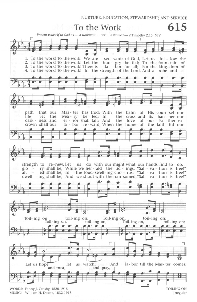 Baptist Hymnal 1991 page 549