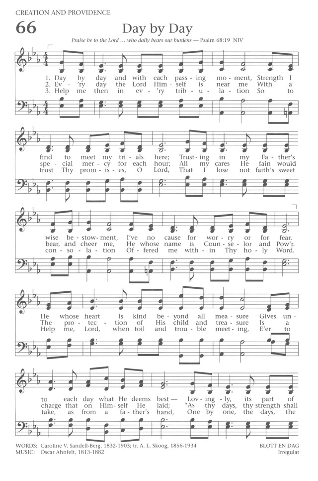 Baptist Hymnal 1991 page 60